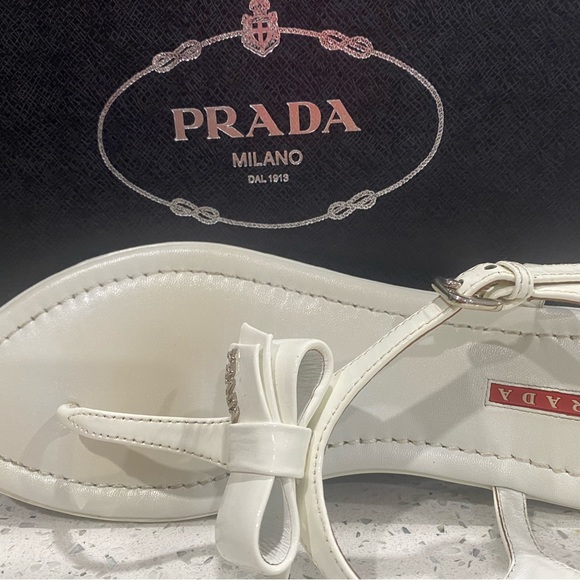 Prada Patent Leather Sandals - Picture 6 of 8